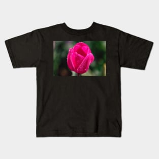 Pink tulip flower Kids T-Shirt